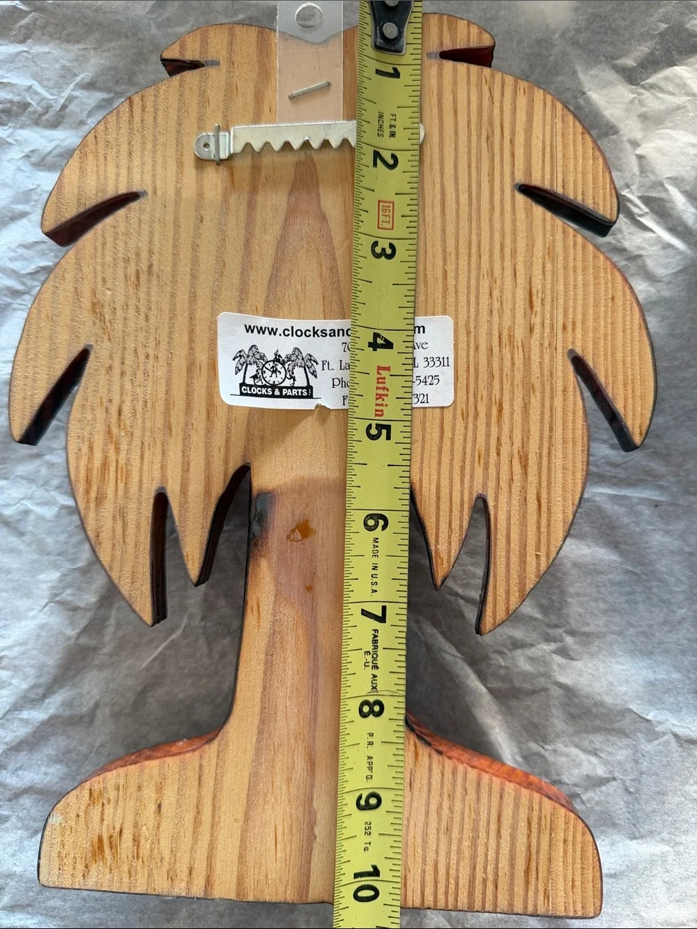Wall wood Brown Palm Tree Wall Key